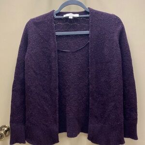 Maroon Loft Cardigan